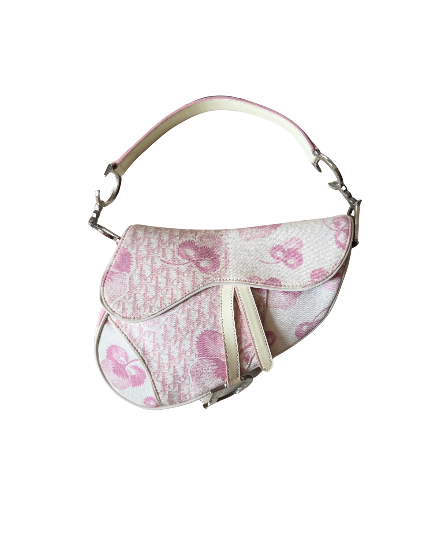 Available | Christian Dior Cherry Blossom Saddle Bag