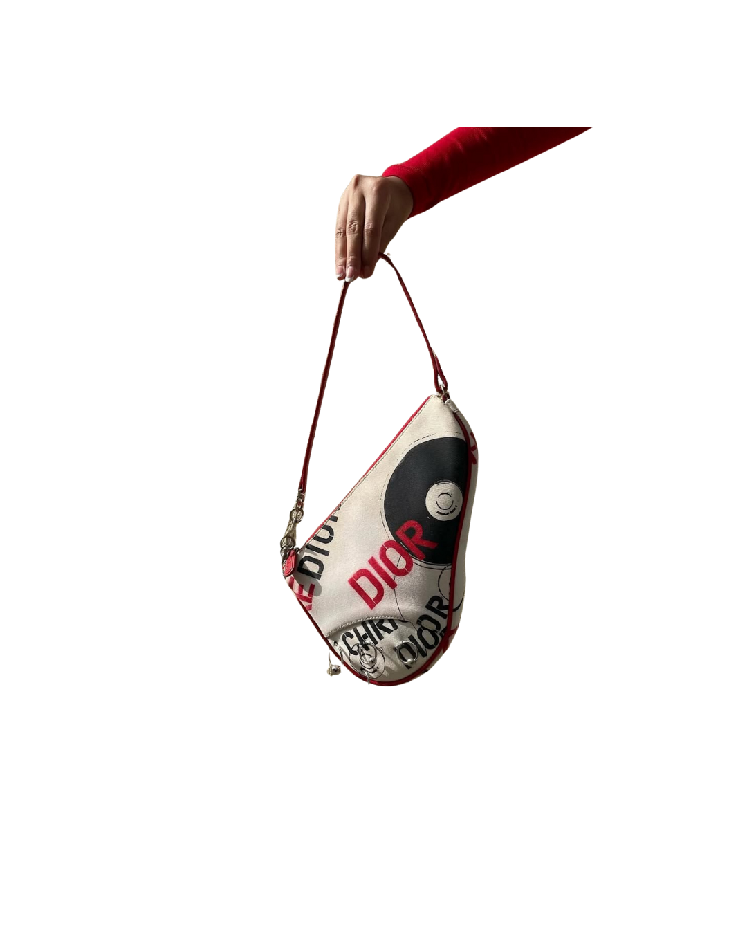 Christian Dior Hardcore Pierced Mini Saddle Bag