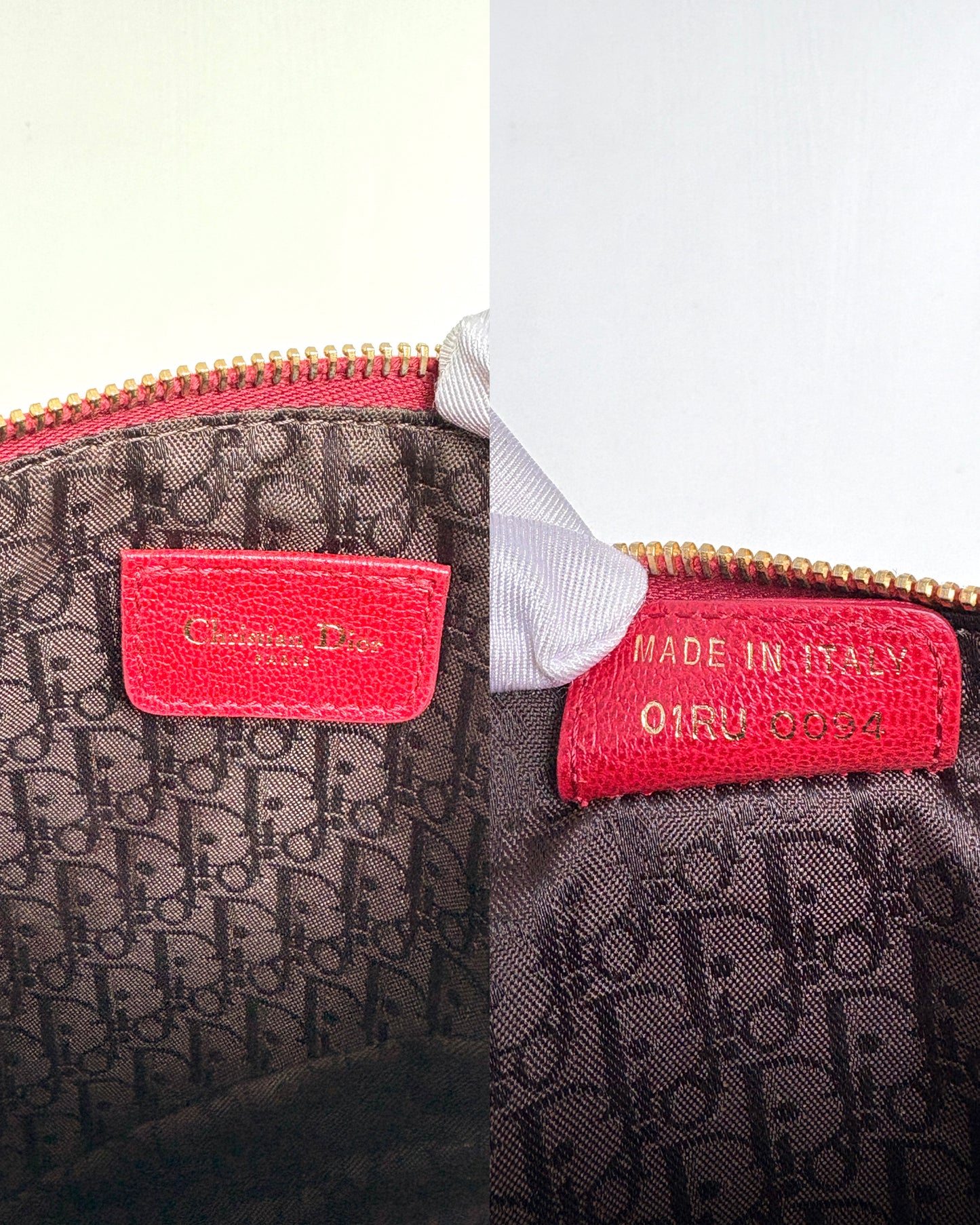 Available | Christian Dior Leopard Pony Hair Mini Saddle Bag