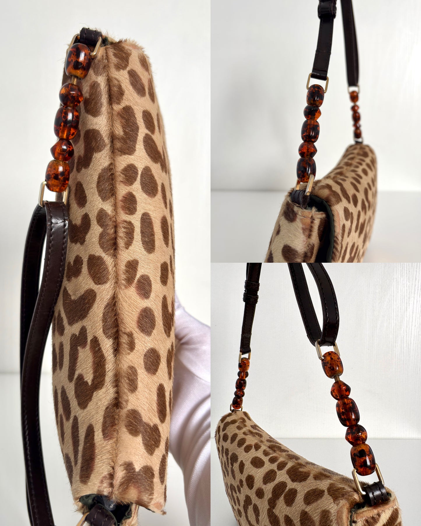 Available | Christian Dior Malice Pearl Leopard Handbag