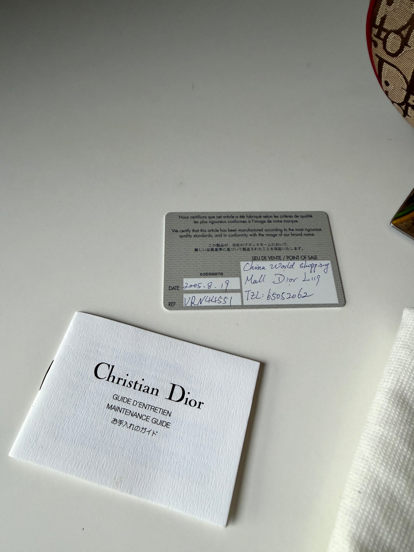 AVAILABLE | Christian Dior Rasta Saddle Bag – 2004
