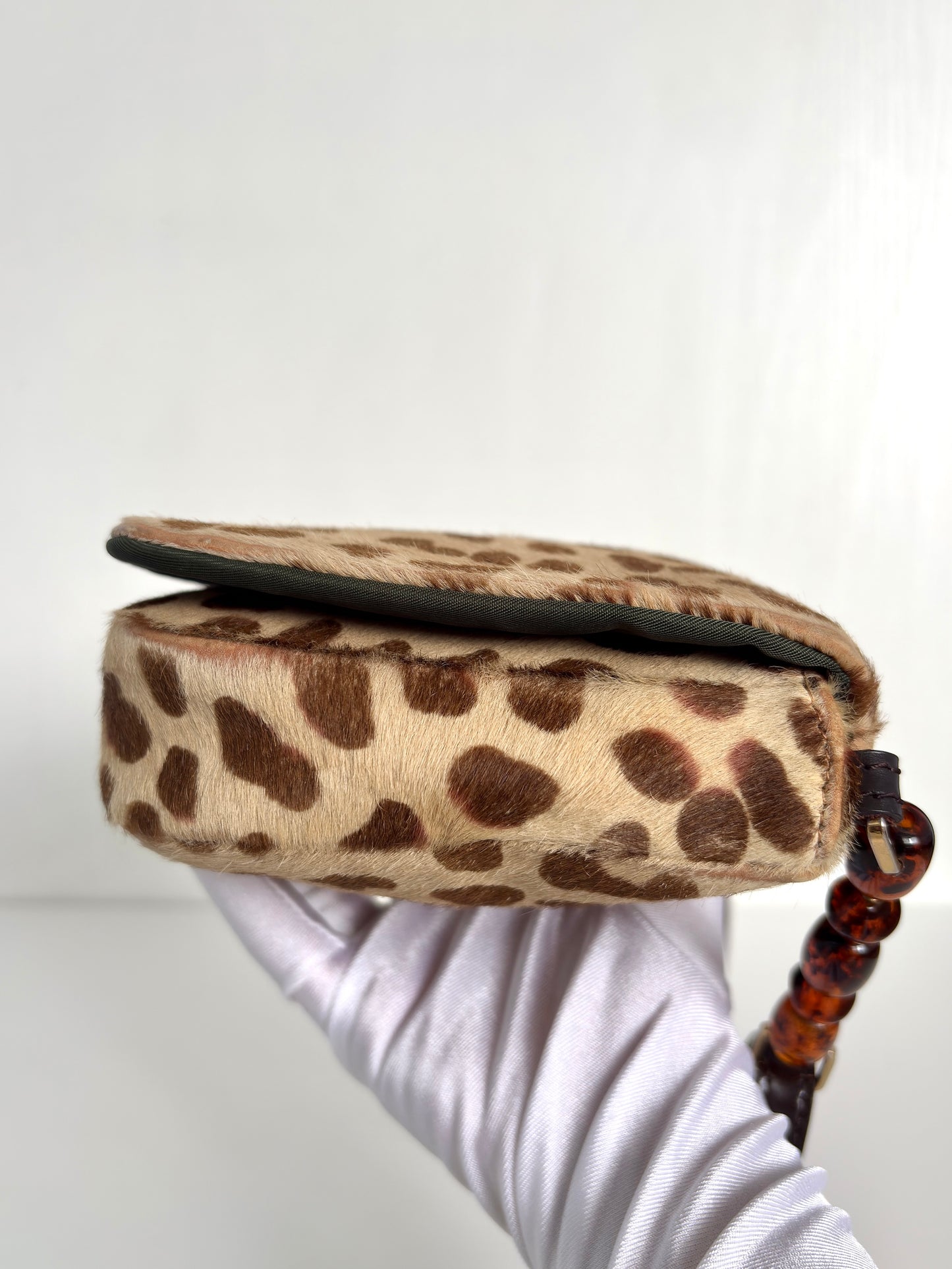Available | Christian Dior Malice Pearl Leopard Handbag