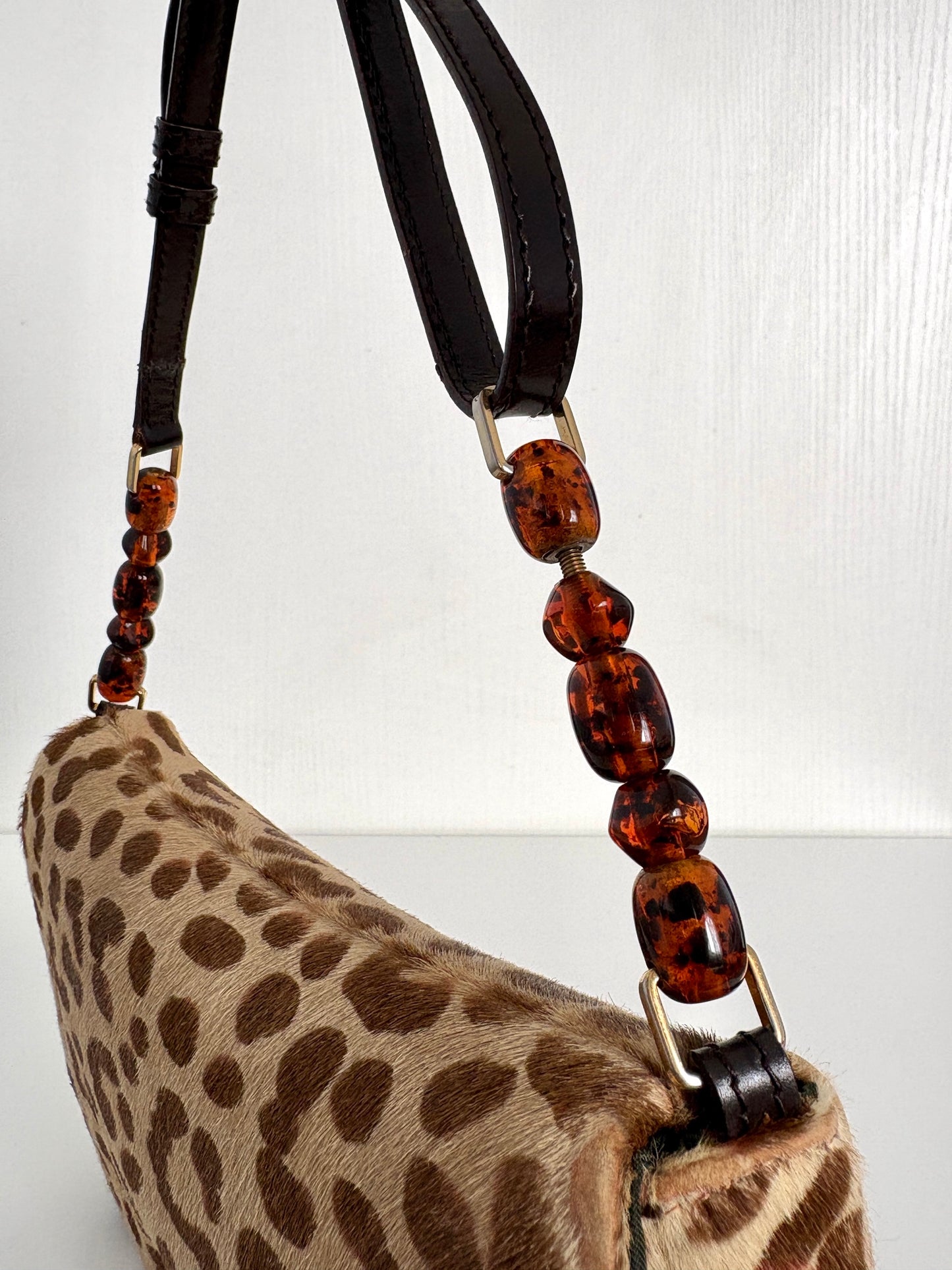 Available | Christian Dior Malice Pearl Leopard Handbag