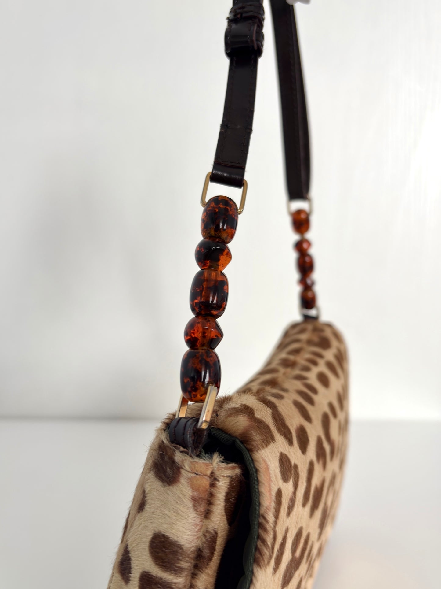 Available | Christian Dior Malice Pearl Leopard Handbag