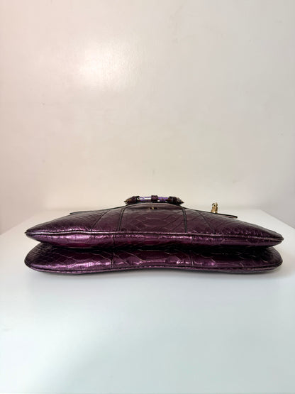 AVAILABLE | Gucci F/W 2004 Phyton Dragon Horsebit by Tom Ford – Purple