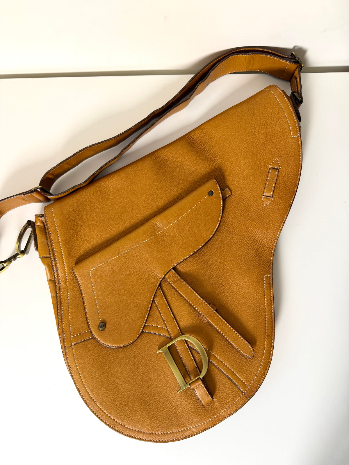 AVAILABLE | Dior Baudrier Runway Saddle Bag