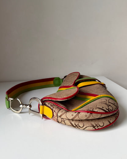 AVAILABLE | Christian Dior Rasta Saddle Bag – 2004