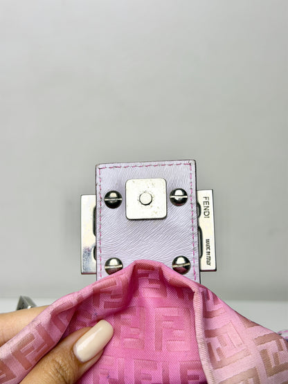 Fendi Zucchino Ombre Tie-Dye Mini Mamma Baguette – Pink