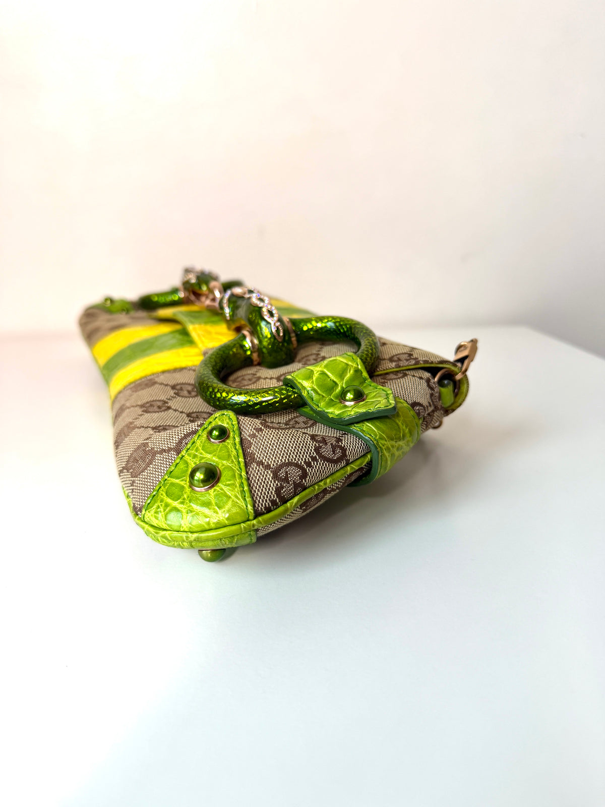 AVAILABLE | Gucci F/W 2004 Tom Ford Dragon Horsebit Bag
