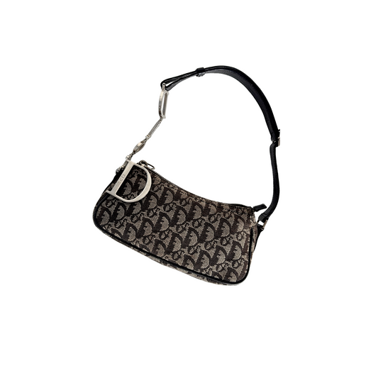 Dior D Charm Spellout Pochette Bag