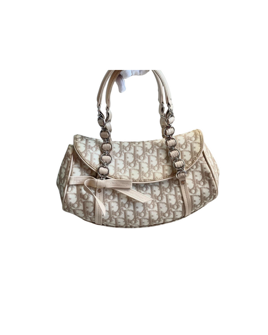 Christian Dior Romantique Trotter Beige Bag