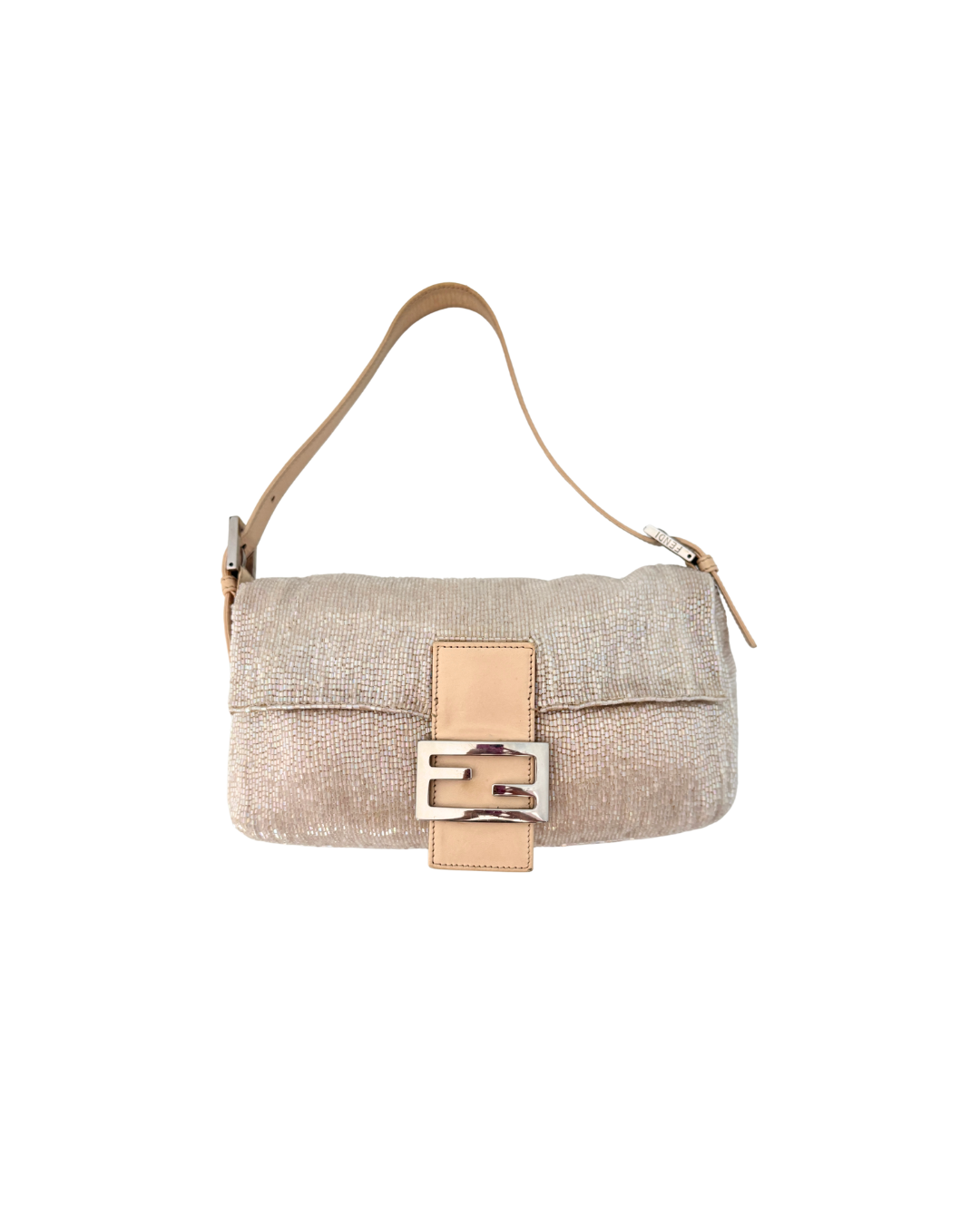 Available | FENDI Iridescent Beaded Baguette