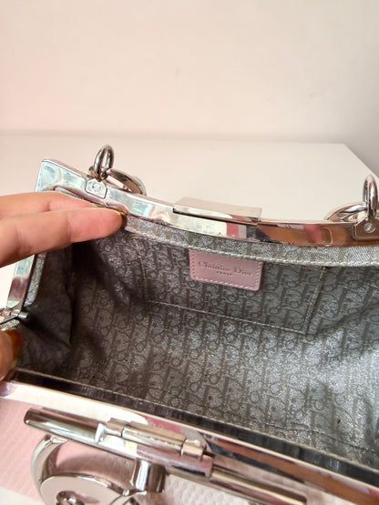 AVAILABLE | Christian Dior Diva Pink Phyton Handbag