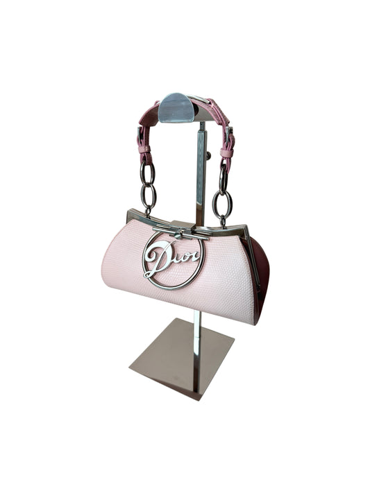 AVAILABLE | Christian Dior Diva Pink Phyton Handbag