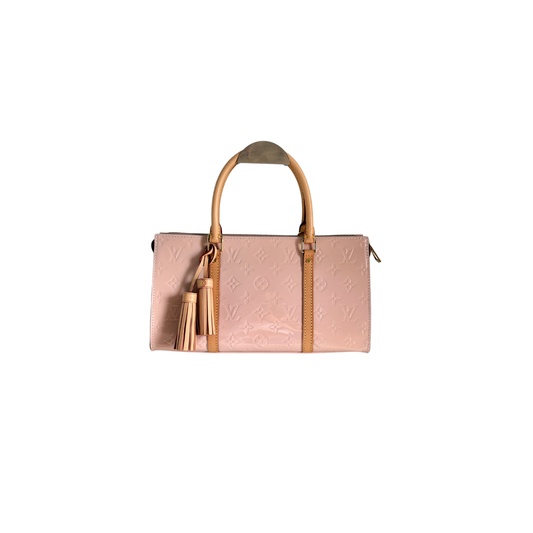 Louis Vuitton Vernis Neo Triangle Rose Ballerine Handbag