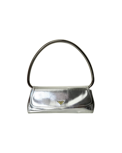 AVAILABLE | Prada Metallic Silver Swing 2003