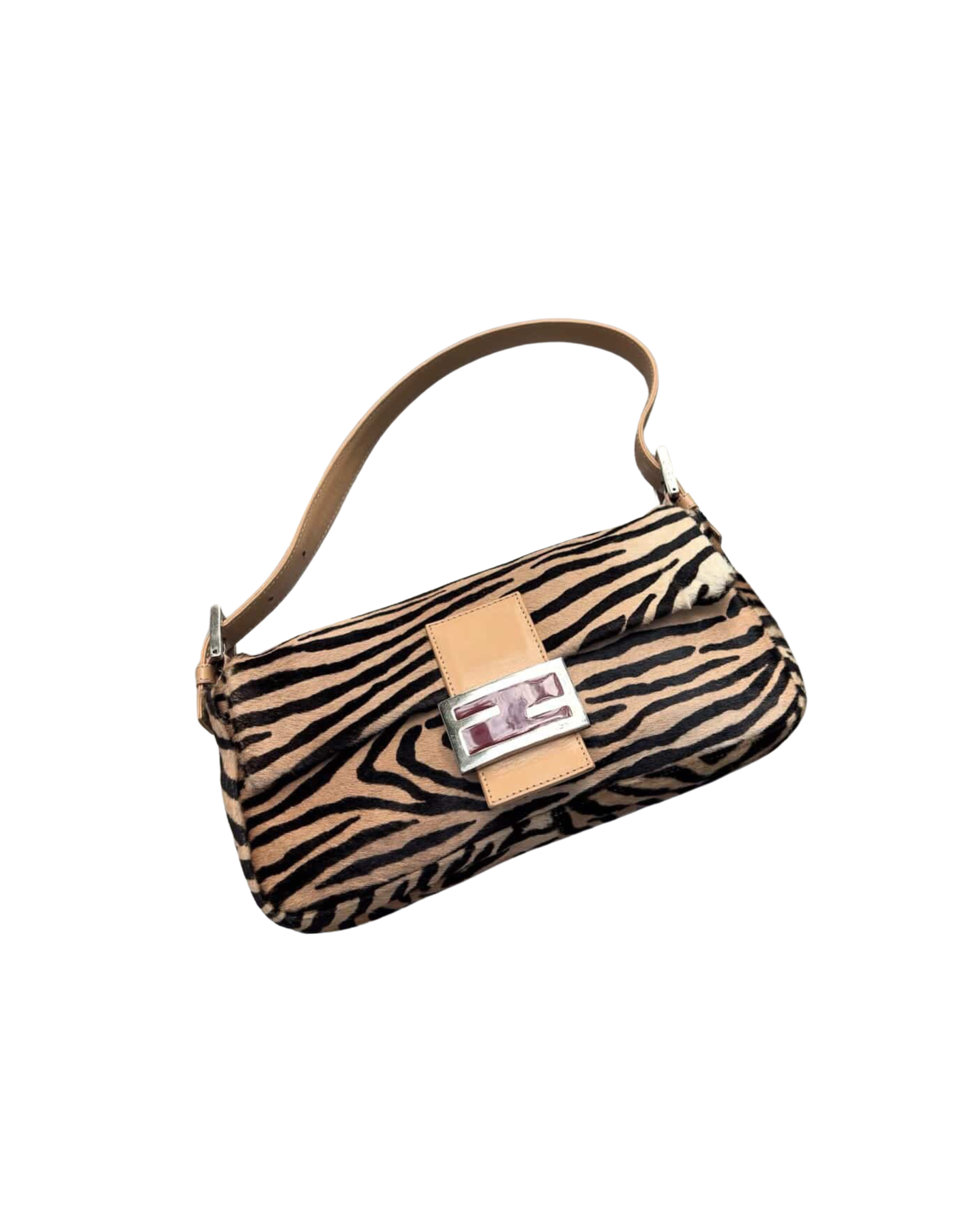 Available | Fendi Ponyhair Zebra Baguette