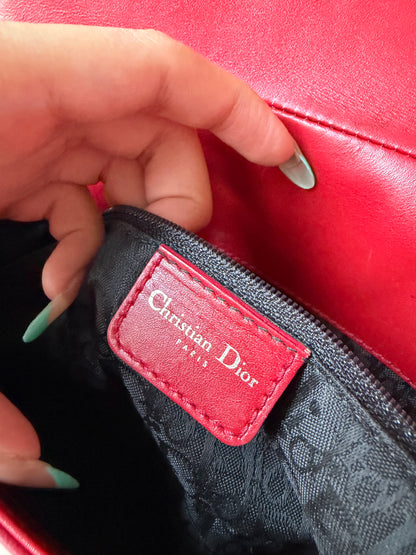 AVAILABLE | Christian Dior Bondage Clutch – Rouge
