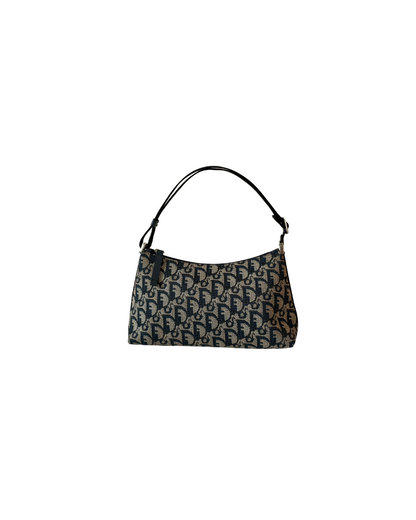 Christian Dior Trotter Navy Blue Shoulder Bag