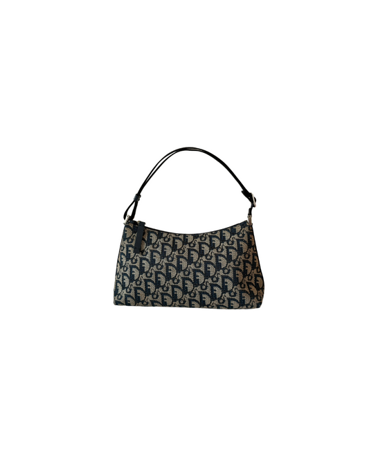 Christian Dior Trotter Navy Blue Shoulder Bag