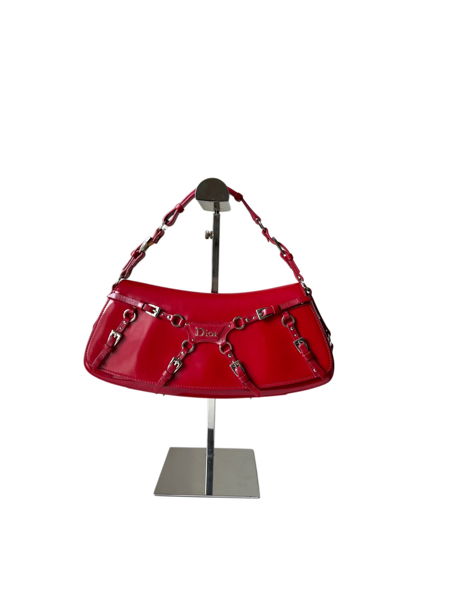 AVAILABLE | Christian Dior Bondage Clutch – Rouge
