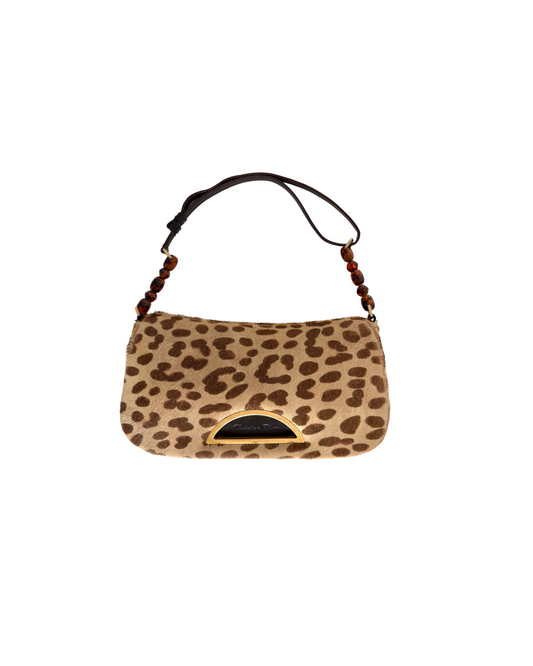 Available | Christian Dior Malice Pearl Leopard Handbag