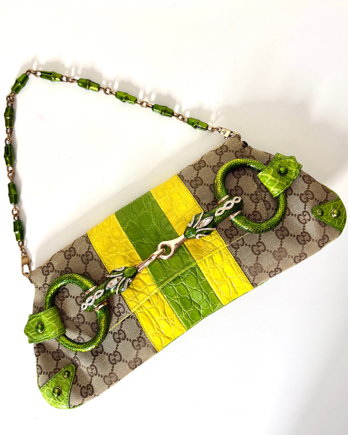 AVAILABLE | Gucci F/W 2004 Tom Ford Dragon Horsebit Bag