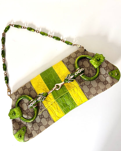 AVAILABLE | Gucci F/W 2004 Tom Ford Dragon Horsebit Bag