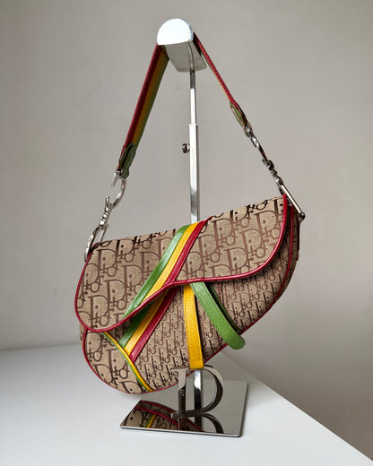 AVAILABLE | Christian Dior Rasta Saddle Bag – 2004