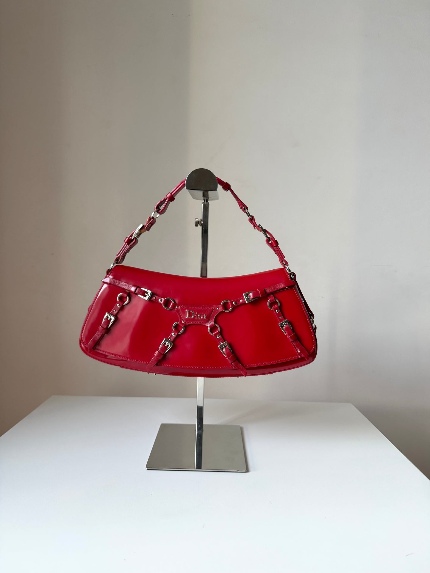 AVAILABLE | Christian Dior Bondage Clutch – Rouge