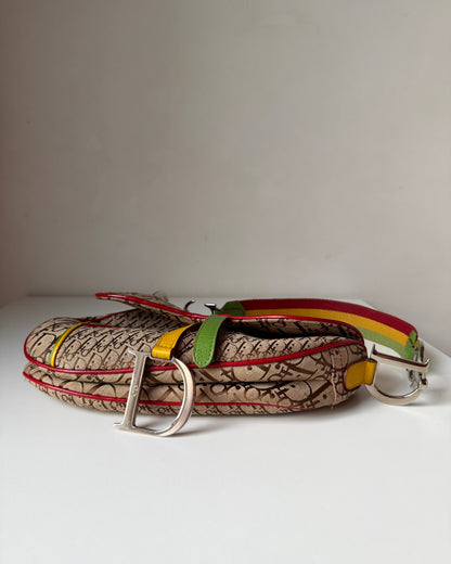 AVAILABLE | Christian Dior Rasta Saddle Bag – 2004