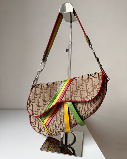 AVAILABLE | Christian Dior Rasta Saddle Bag – 2004