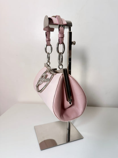 AVAILABLE | Christian Dior Diva Pink Phyton Handbag
