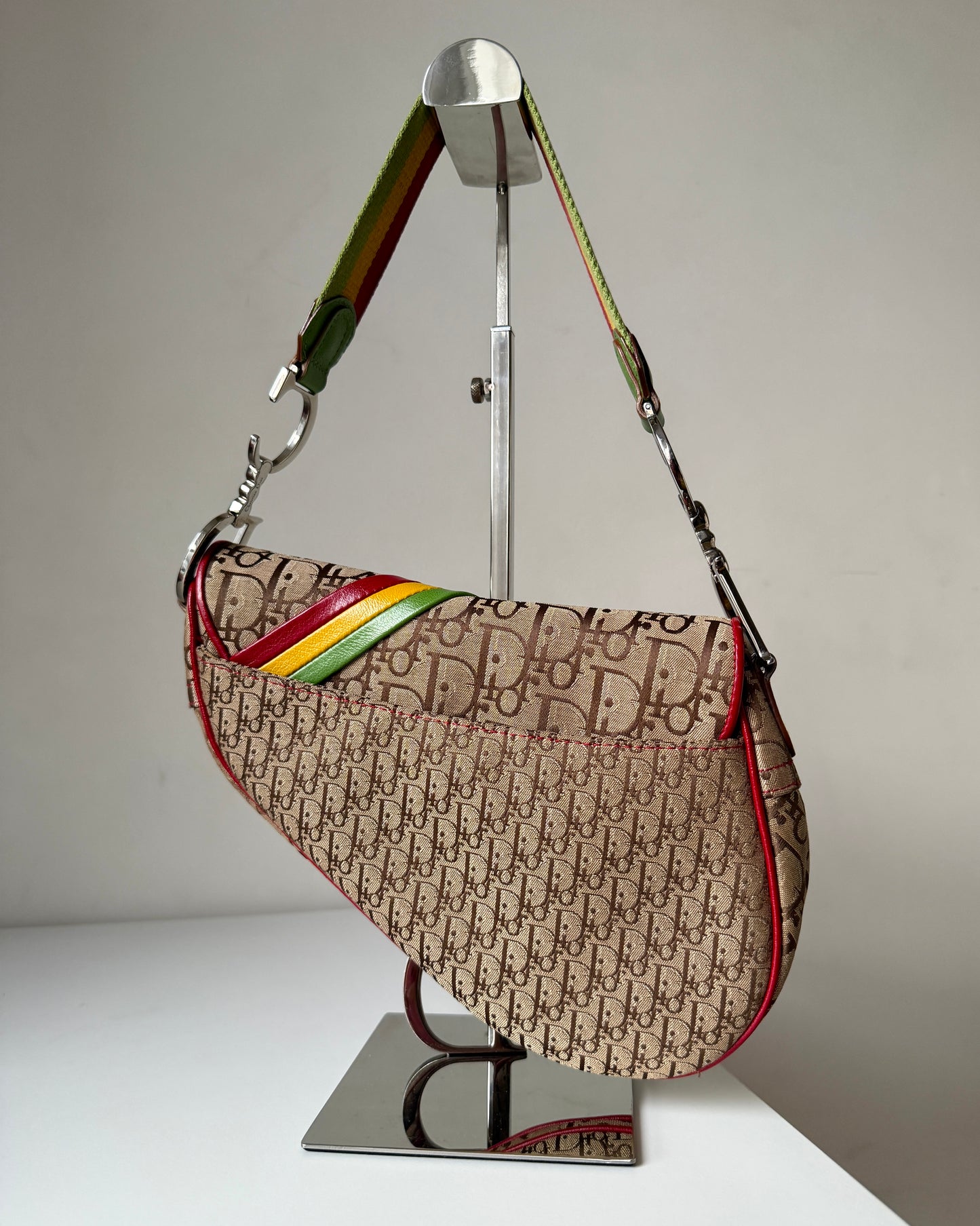 AVAILABLE | Christian Dior Rasta Saddle Bag – 2004