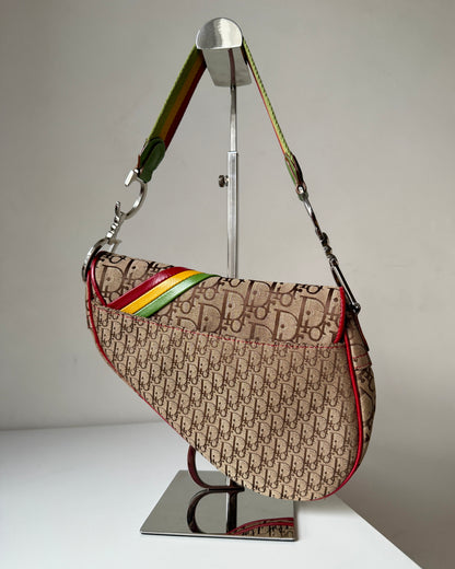 AVAILABLE | Christian Dior Rasta Saddle Bag – 2004