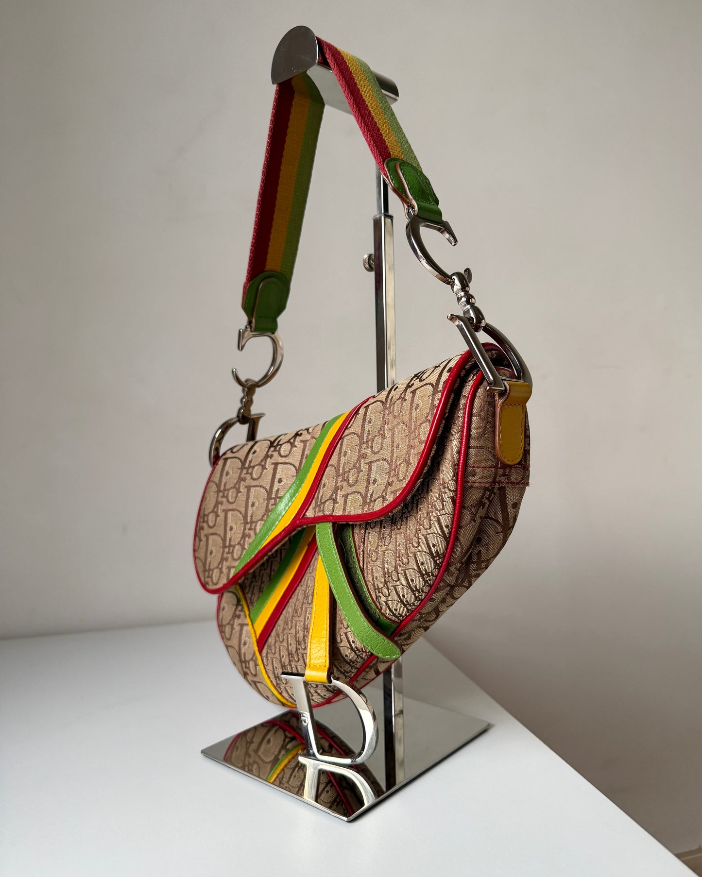 AVAILABLE | Christian Dior Rasta Saddle Bag – 2004