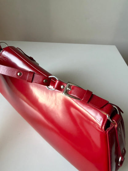 AVAILABLE | Christian Dior Bondage Clutch – Rouge