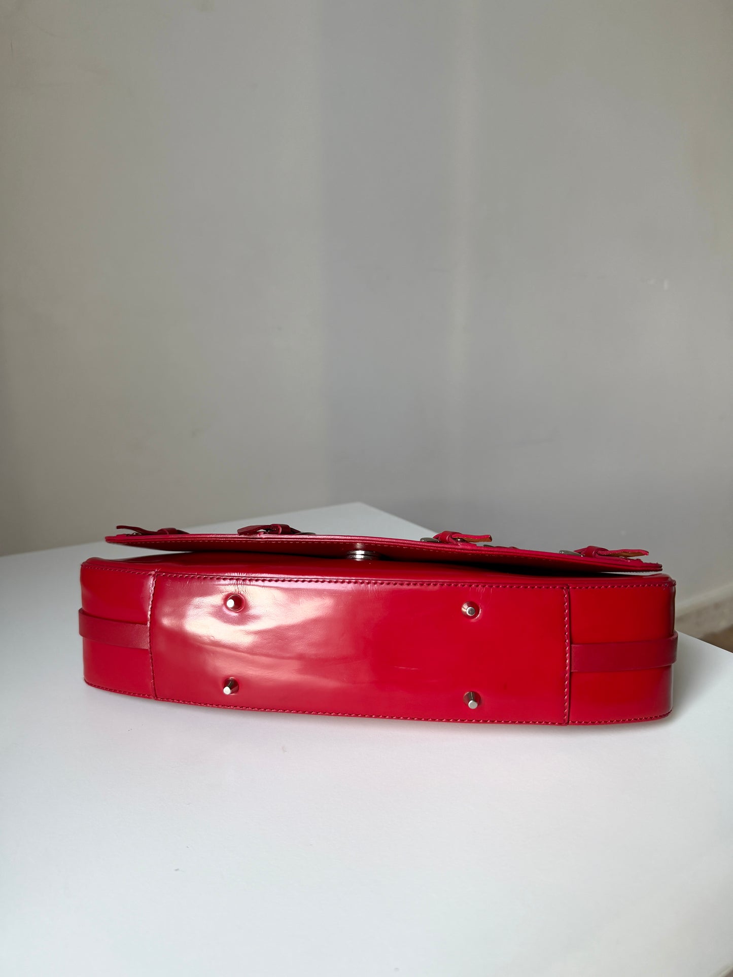 AVAILABLE | Christian Dior Bondage Clutch – Rouge