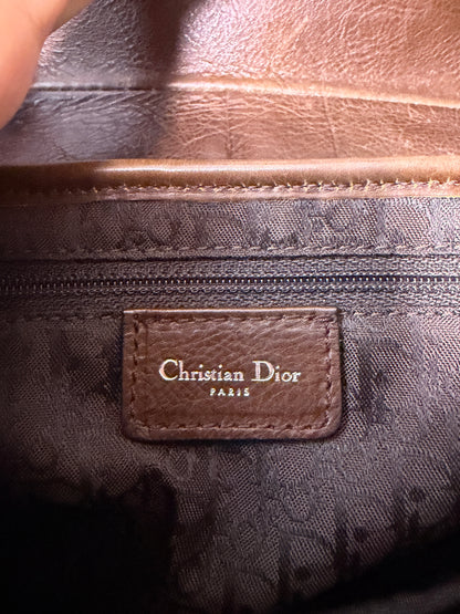 AVAILABLE | Christian Dior Sherpa Flight Saddle Bag – Brown