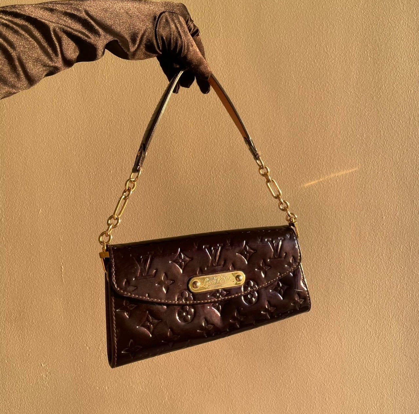 Louis Vuitton Vernis Sunset Boulevard Amarante