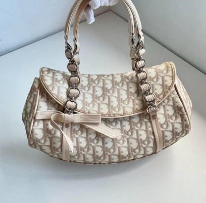 Christian Dior Romantique Trotter Beige Bag
