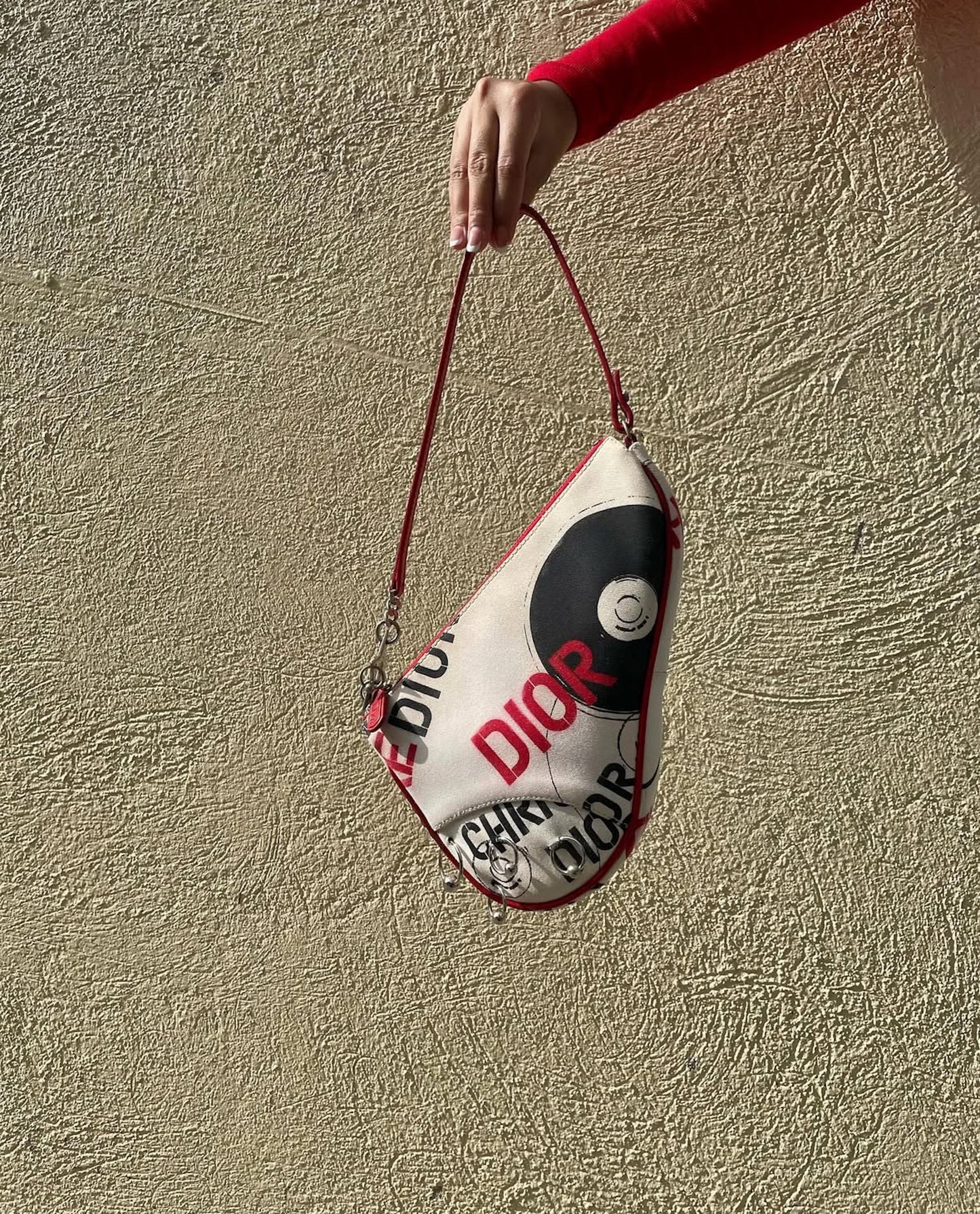 Christian Dior Hardcore Pierced Mini Saddle Bag