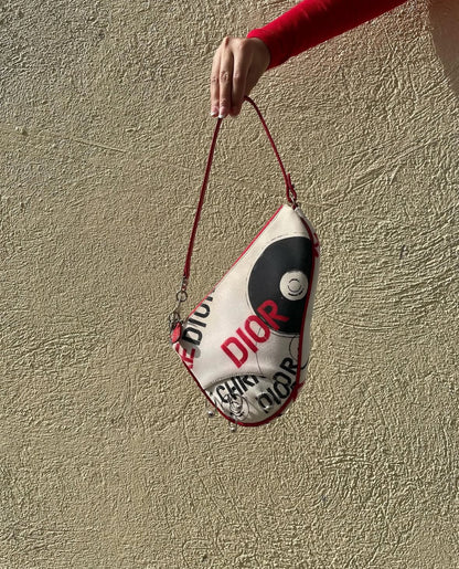 Christian Dior Hardcore Pierced Mini Saddle Bag