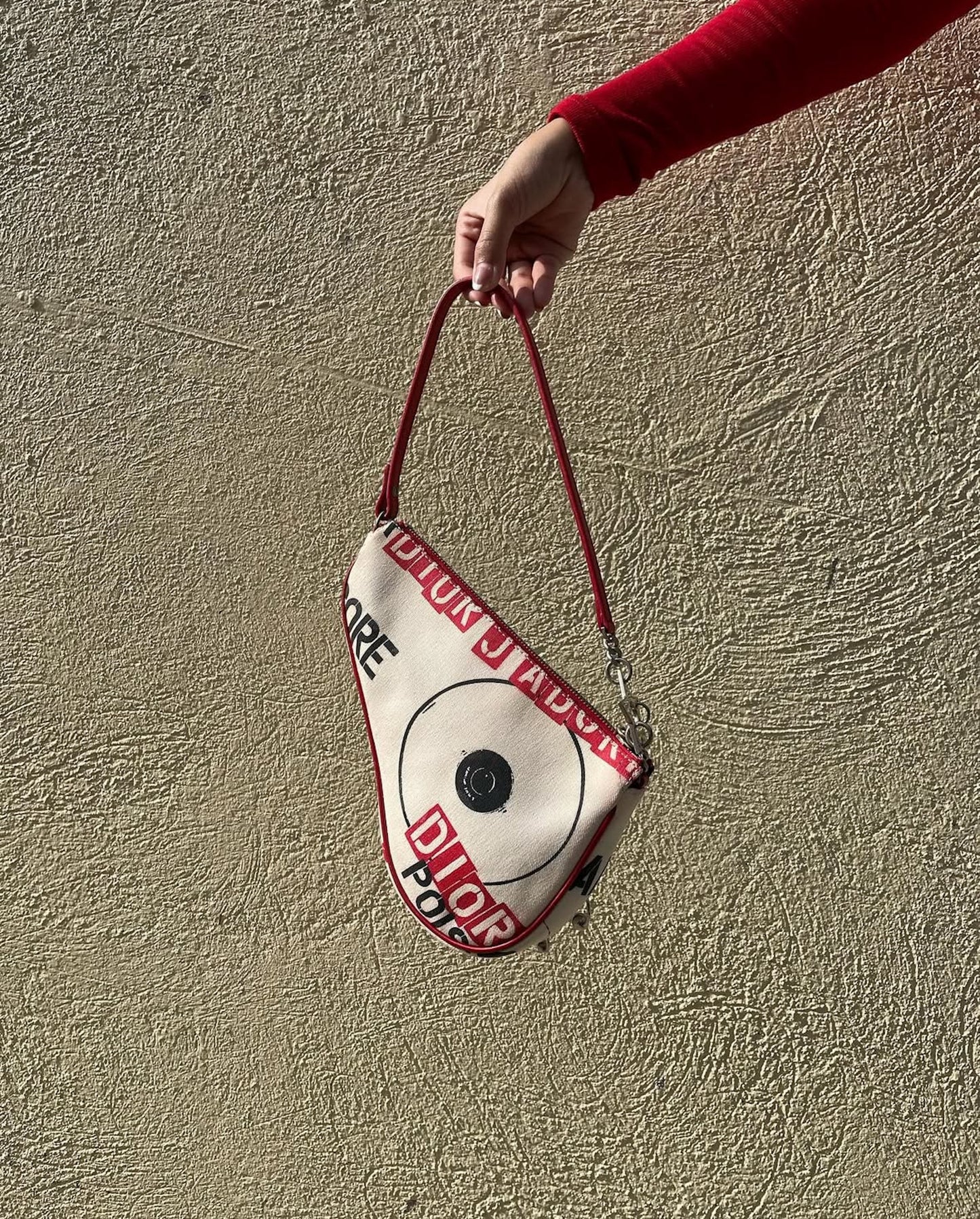 Christian Dior Hardcore Pierced Mini Saddle Bag