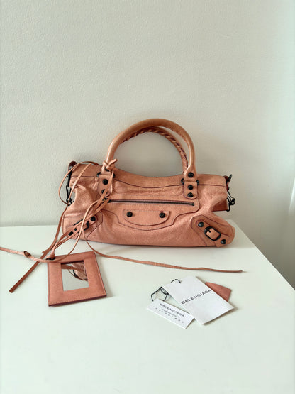 Balenciaga First Handbag – Salmon Pink
