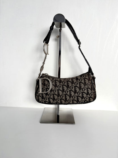 Dior D Charm Spellout Pochette Bag