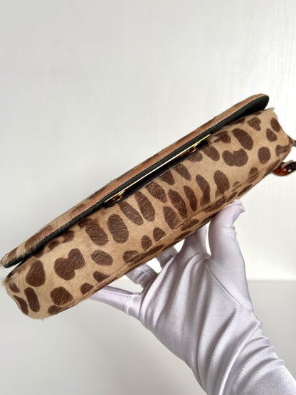 Available | Christian Dior Malice Pearl Leopard Handbag