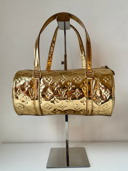 AVAILABLE | Louis Vuitton Limited Edition Monogram Miroir Papillon – Gold