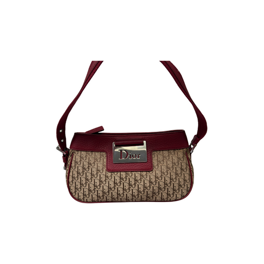 Christian Dior Streetchic Burgundy Shoulder Bag