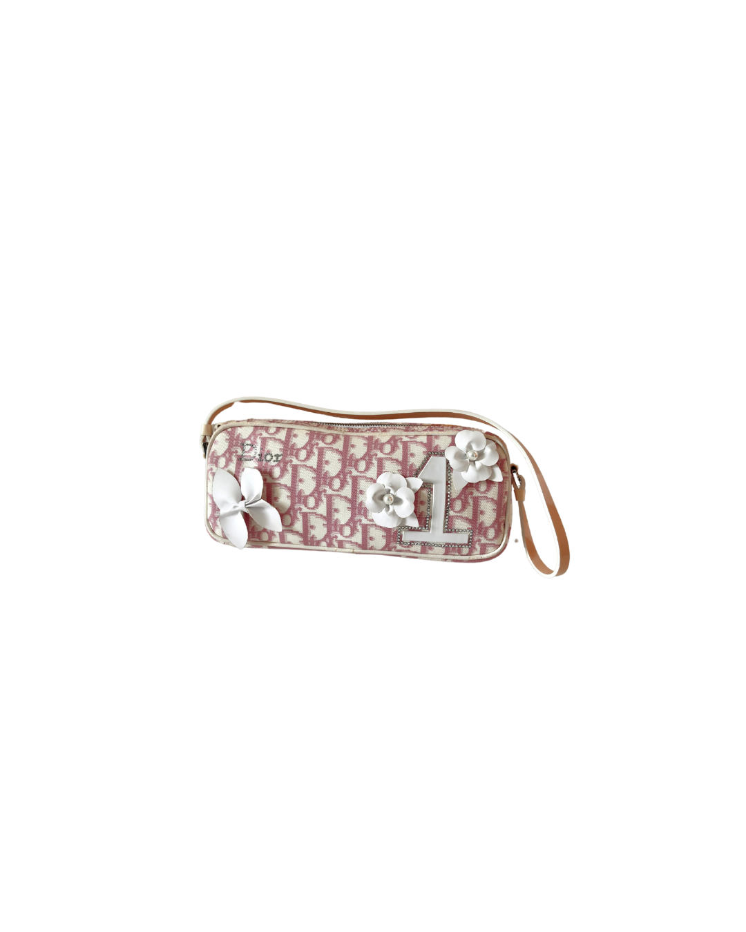 Christian Dior Pink No. 1 Flower Pochette Bag